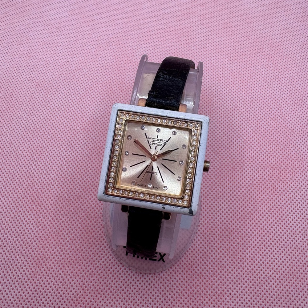 Women's Gold and Black Watch